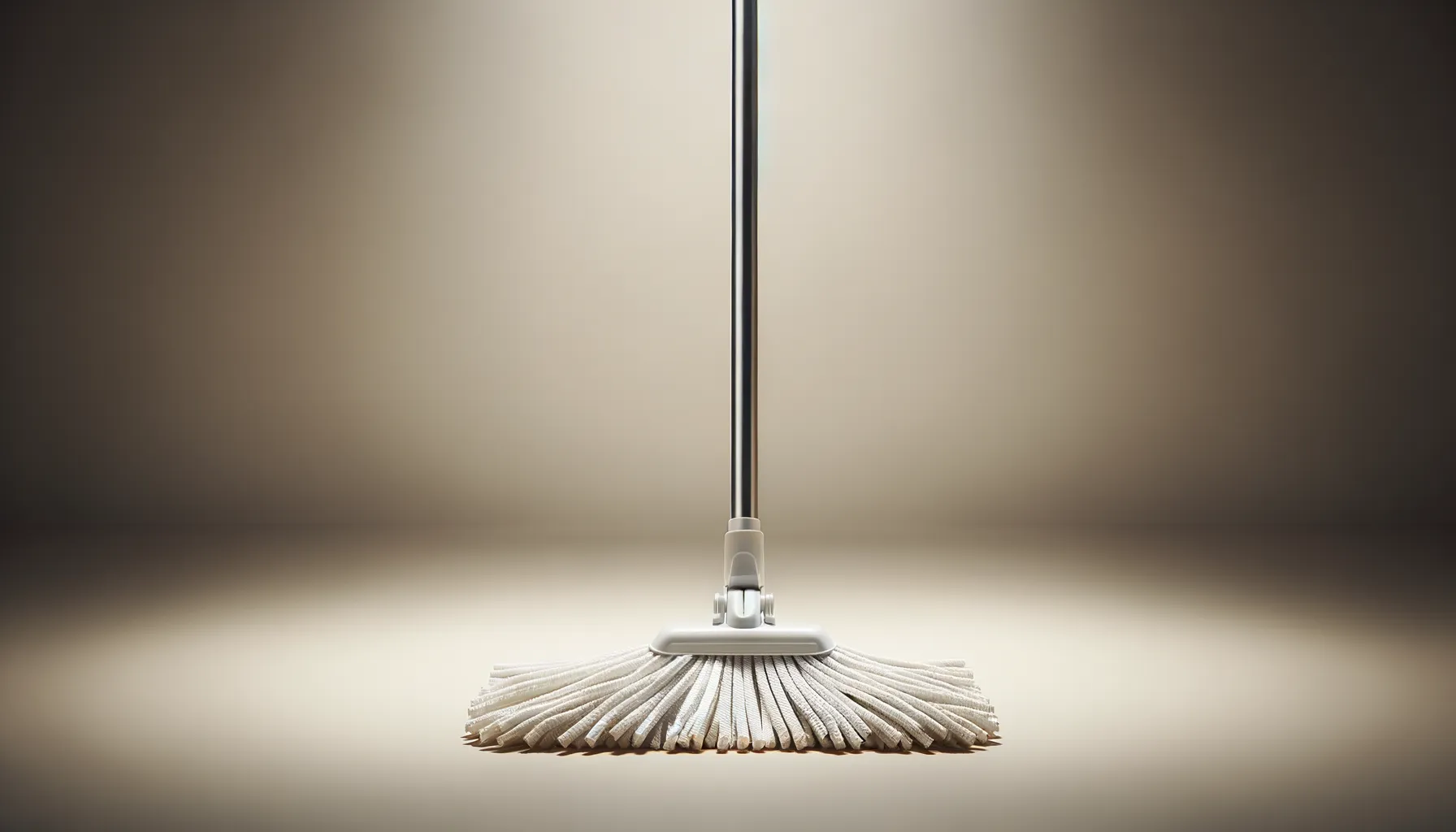 A clean mop ready for service